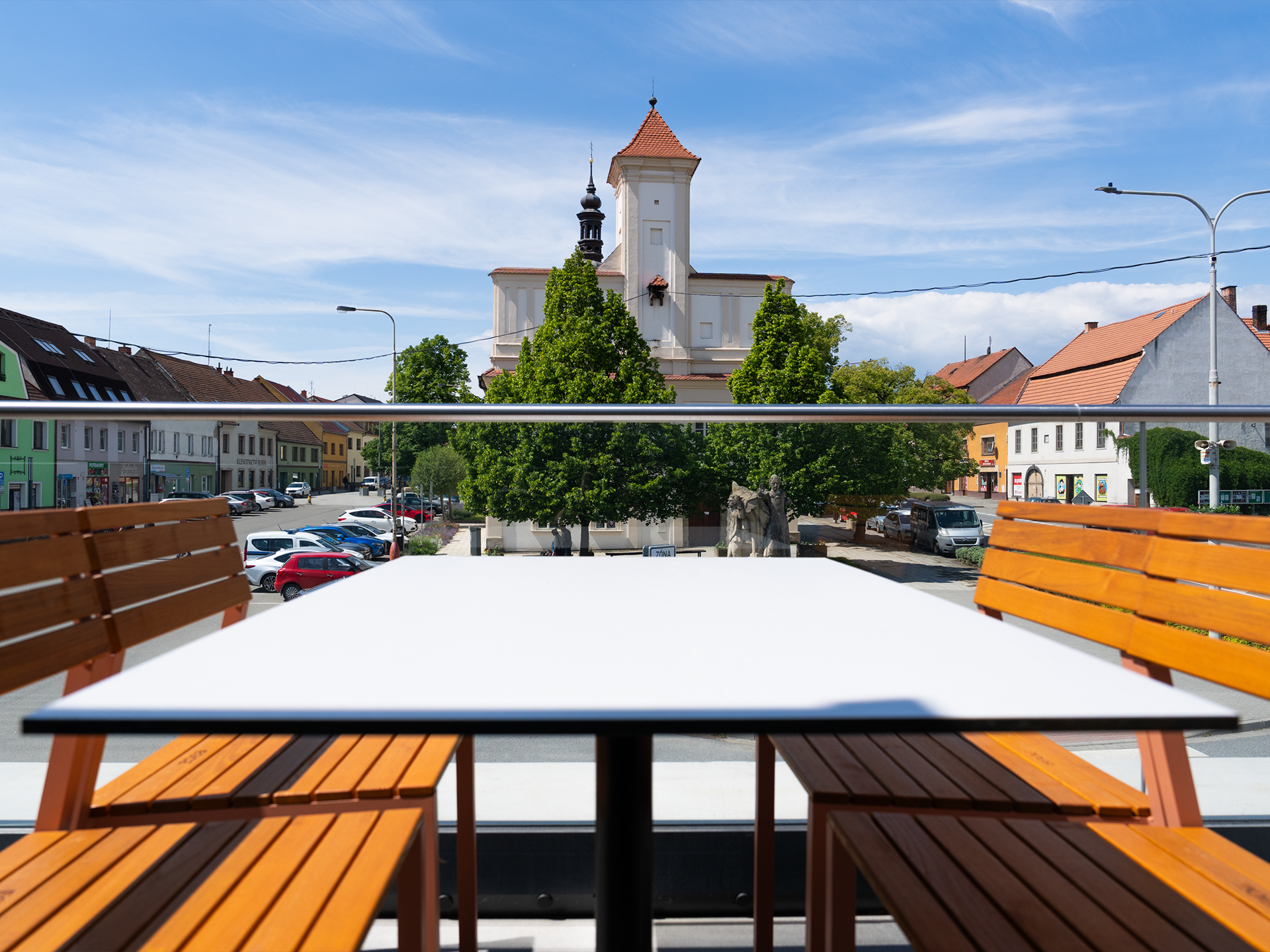 Stará pošta Rousínov posezení v patře